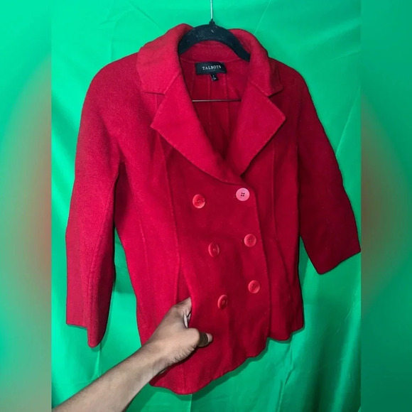 Talbots Wool Blend Cropped Jacket size 4 - Picture 2 of 6